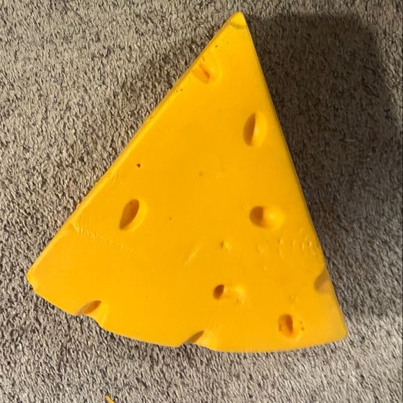 Cheese Wedge Shaped Foam Prop - Picture 2 of 2